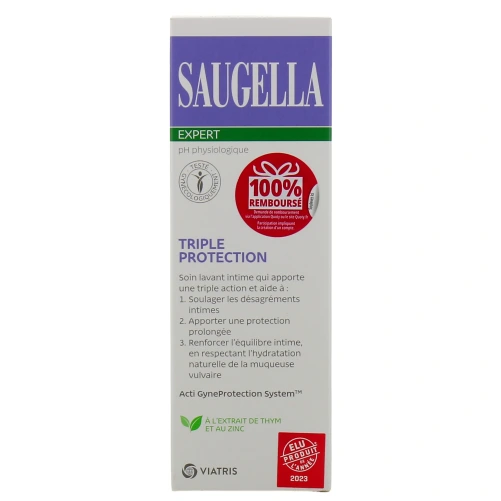 Saugella Expert Soin Lavant Intime Triple Protection