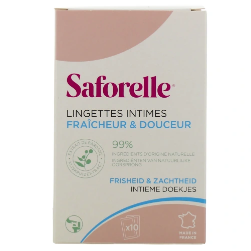 Saforelle Lingettes Intimes