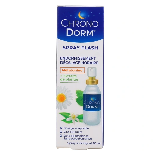 Chronodorm Flash Mélatonine Spray Sublingual