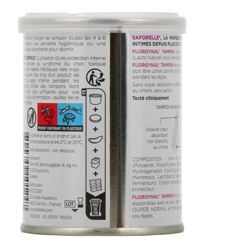 Florgynal Tampon Lactobacilles by Saforelle