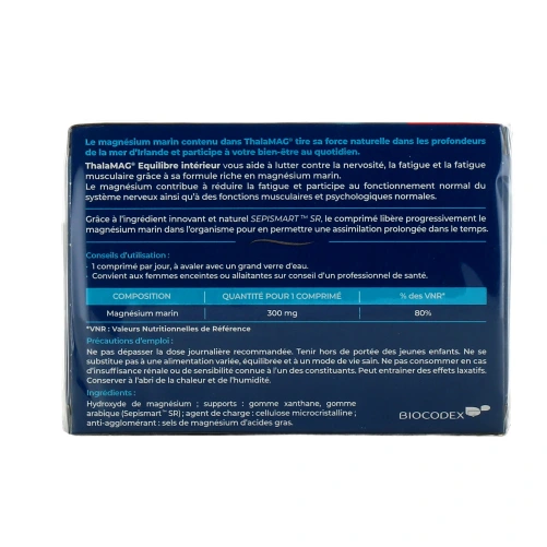 Thalamag Magnésium Marin équilibre intérieur