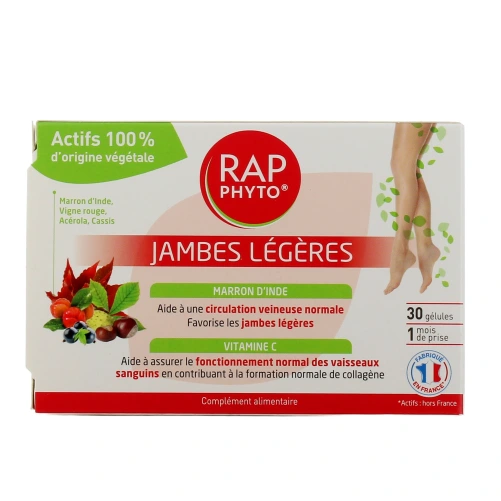 Rap Phyto Complément Alimentaire Jambes Légères