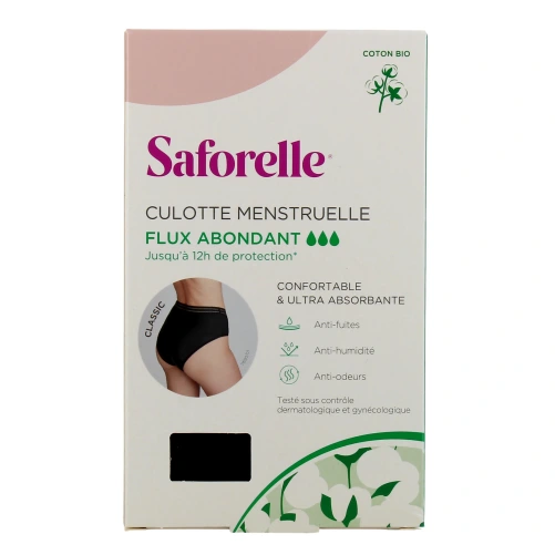 Saforelle Culotte de règles ultra-absorbante