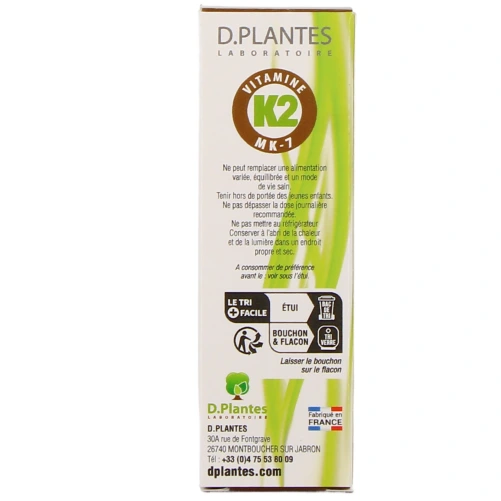 D.Plantes Vitamine K2 MK-7