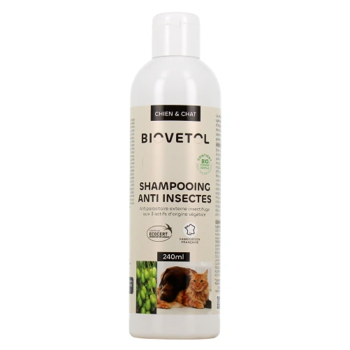 Biovetol Shampooing Anti Insectes Bio