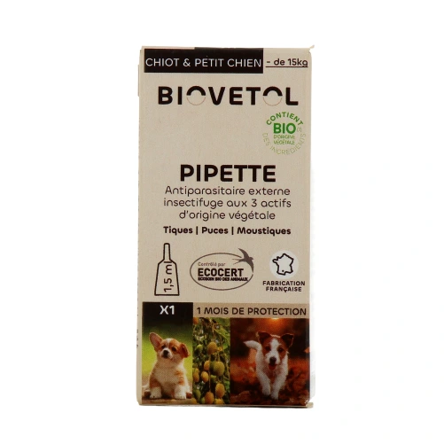 Biovetol Antiparasitaire Pipettes Chien