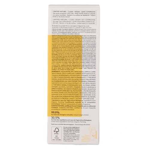 Patyka Crème Solaire Teintée Visage SPF50+