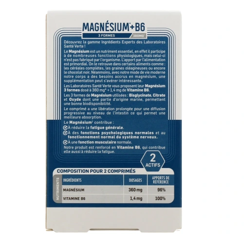 Santé Verte Magnésium + B6