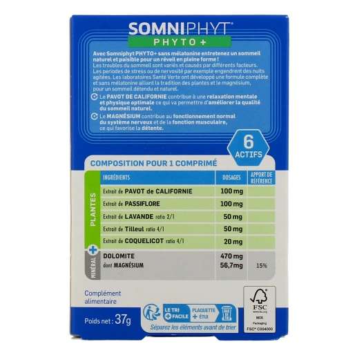 Somniphyt Phyto+ Nuit Apaisée