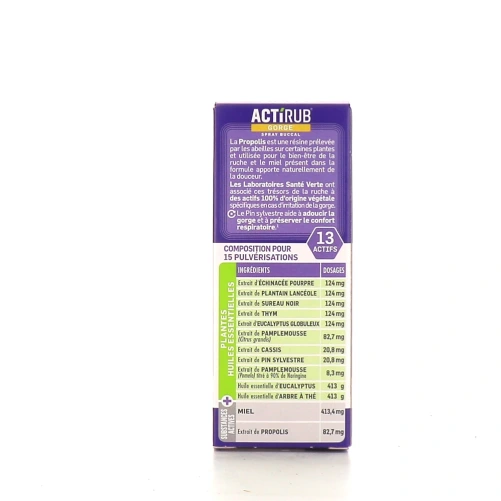 Actirub Spray Buccal