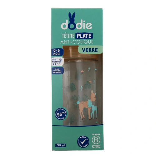 Dodie Biberon Verre Anti-Colique 0-6 mois