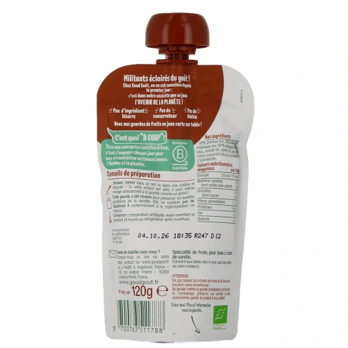 Good Goût Compote Bébé dès 4 mois