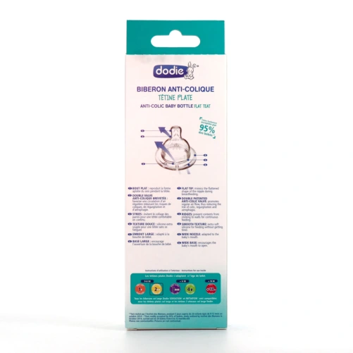 Dodie Biberon Verre Anti-Colique 0-6 mois