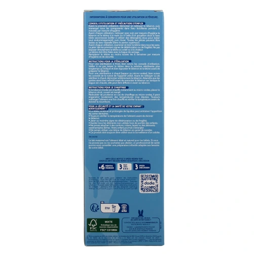 Dodie Biberon Anti-Colique Tétine Ronde