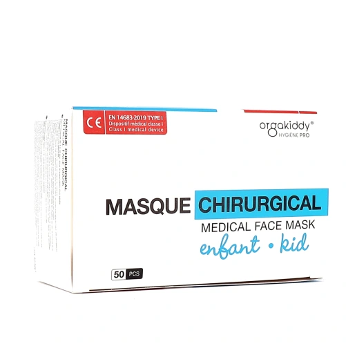 Orgakiddy Masque Chirurgical Adultes & Enfants x 50
