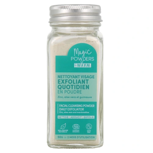 Waam Magic Powders Nettoyant Visage Exfoliant Quotidien