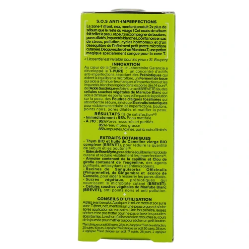 Garancia Marabou-T SOS zone T anti-imperfections