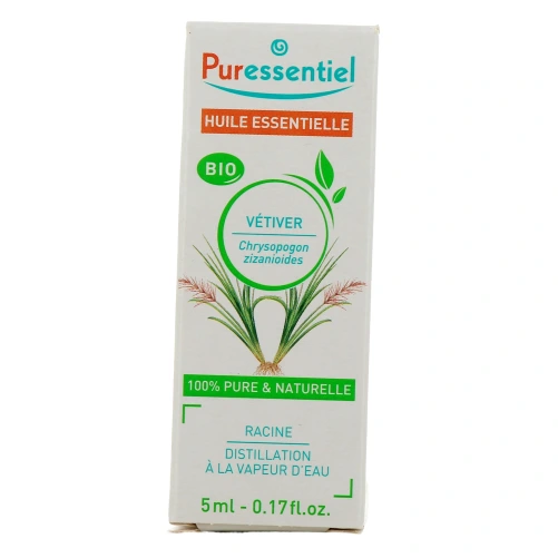 Puressentiel Huile Essentielle de Vétiver Bio