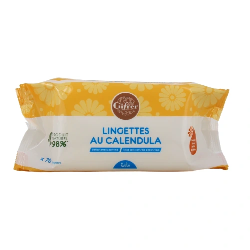 Gifrer Lingettes Nettoyantes Calendula
