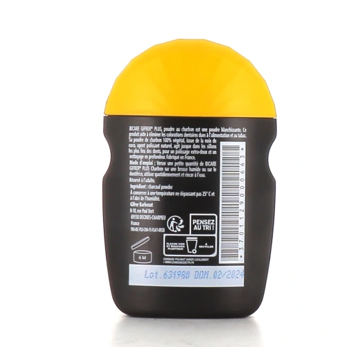 Gifrer Bicare Plus Poudre Blanchissante au Charbon Végétal