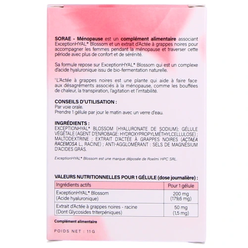 Sorae Ménopause