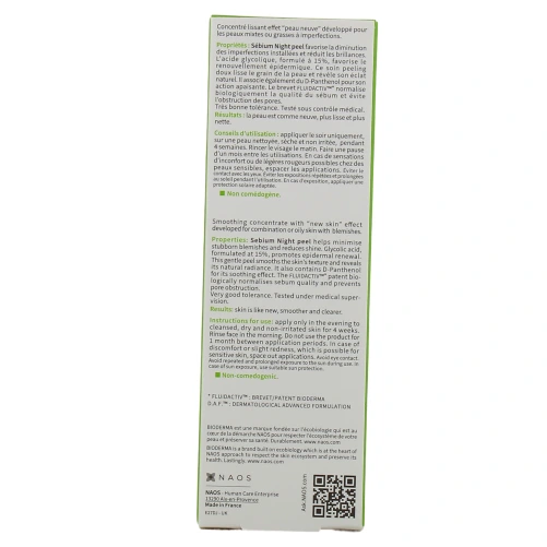 Bioderma Sebium Night Peel Concentré Lissant