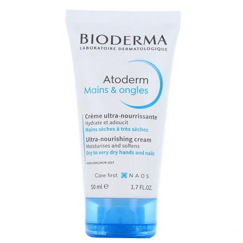Bioderma Atoderm Crème Mains & Ongles Ultra-Nourrissante