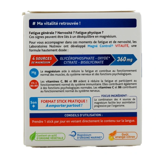 Nutreov Magné Control Vitalité