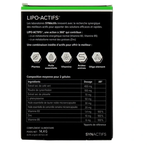 Synactifs Slim Actifs Minceur