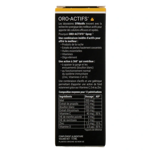 Synactifs Oro Actifs Gorge