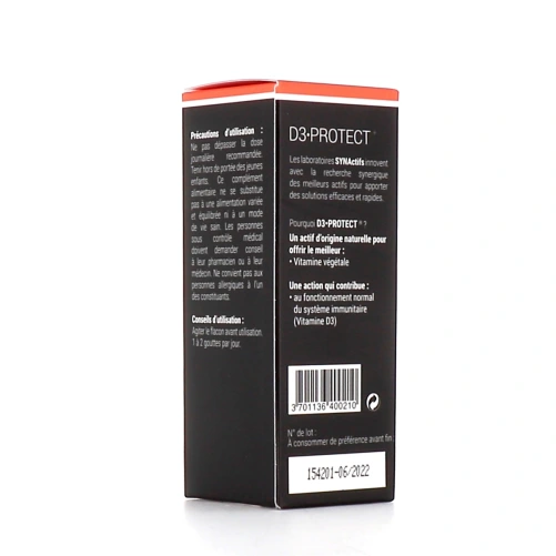 Synactifs D3 Protect Vitamine D3 végétale