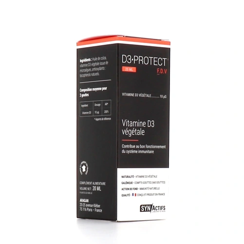 Synactifs D3 Protect Vitamine D3 végétale