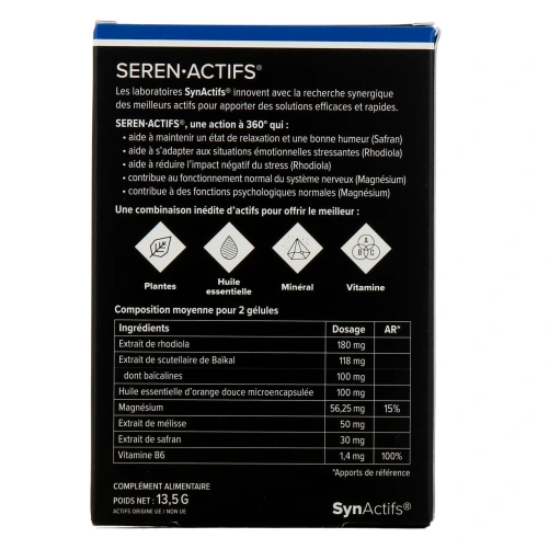 Synactifs Seren Actifs Stress & Humeur