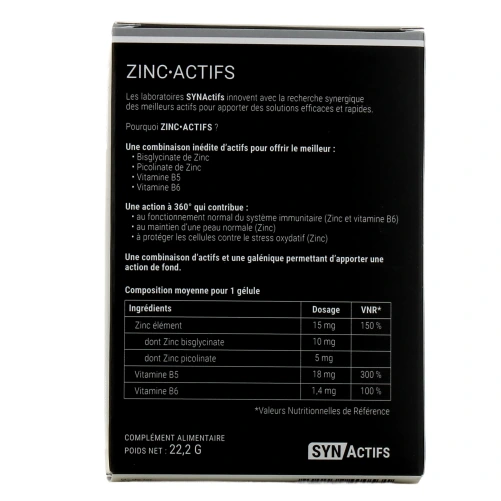 Synactifs Zinc Actifs