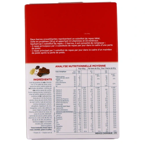 Insudiet Barre Chocolat Céréales