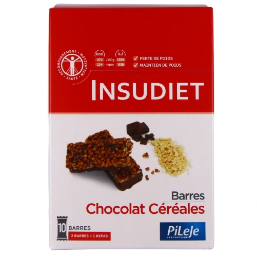 Insudiet Barre Chocolat Céréales