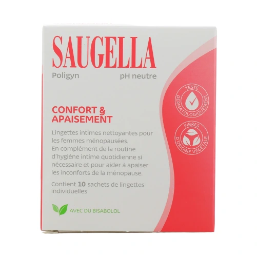 Saugella Poligyn Lingettes Hygiène Intime