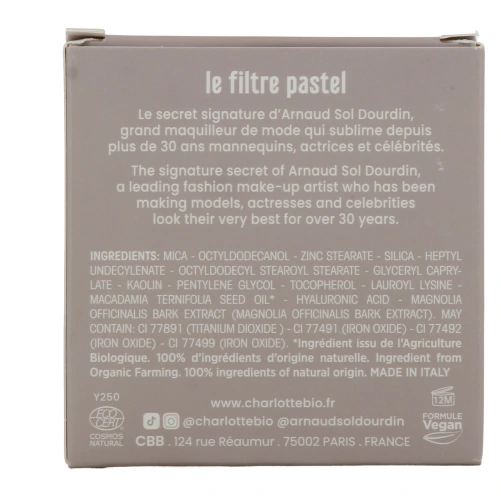 Charlotte Bio Filtre Pastel
