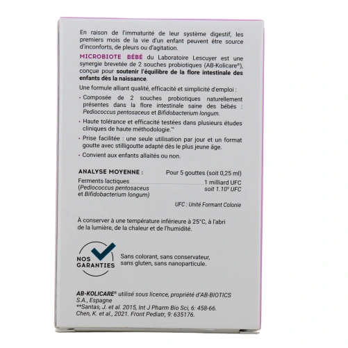 Lescuyer Microbiote Bébé