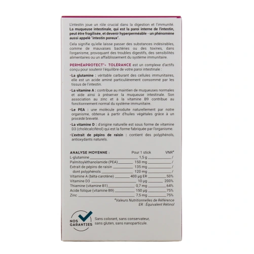 Lescuyer Perméaprotect+ Tolérance