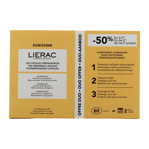 Lierac Sunissime Préparateur Solaire Capsules