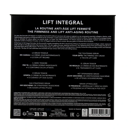 Lierac Lift Integral Coffret Anti-âge Crème de Jour + Sérum Tenseur + Soin Regard