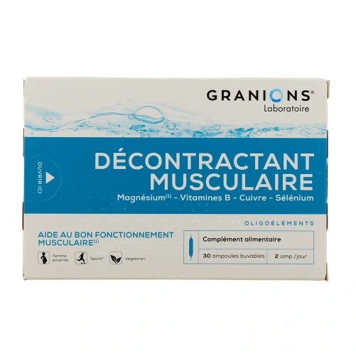 Granions décontractant musculaire