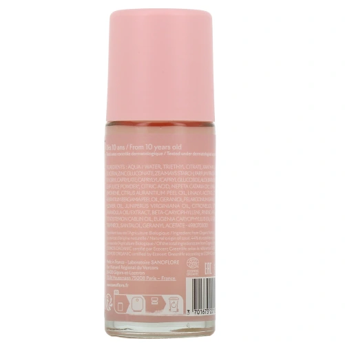 Sanoflore Déodorant Fraicheur Bio Anti-traces 48h Flora