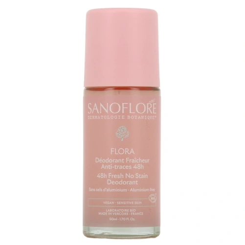 Sanoflore Déodorant Fraicheur Bio Anti-traces 48h Flora