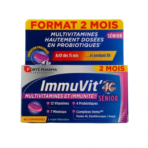 Forté Pharma ImmuVit' 4G Multivitamines et Immunité