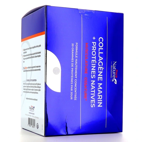 Pharm Nature Collagène Marin + Protéines Natives Musculature Ossature