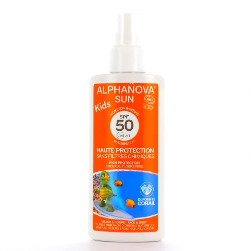 Alphanova Sun Kids Spray Solaire Bio Enfants SPF 50