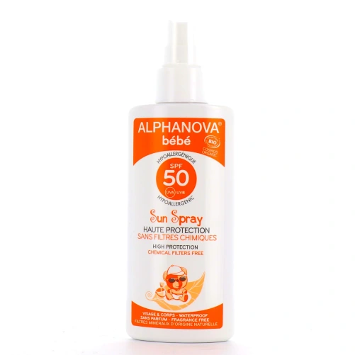 Alphanova Bébé Spray Solaire Bio SPF 50