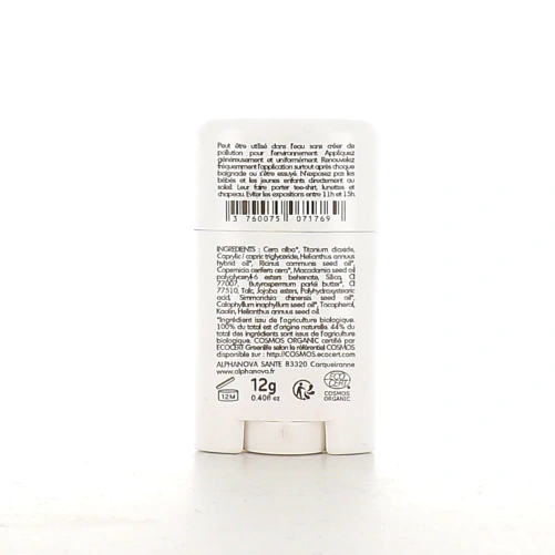 Alphanova Sun Stick Solaire Bio SPF 50+